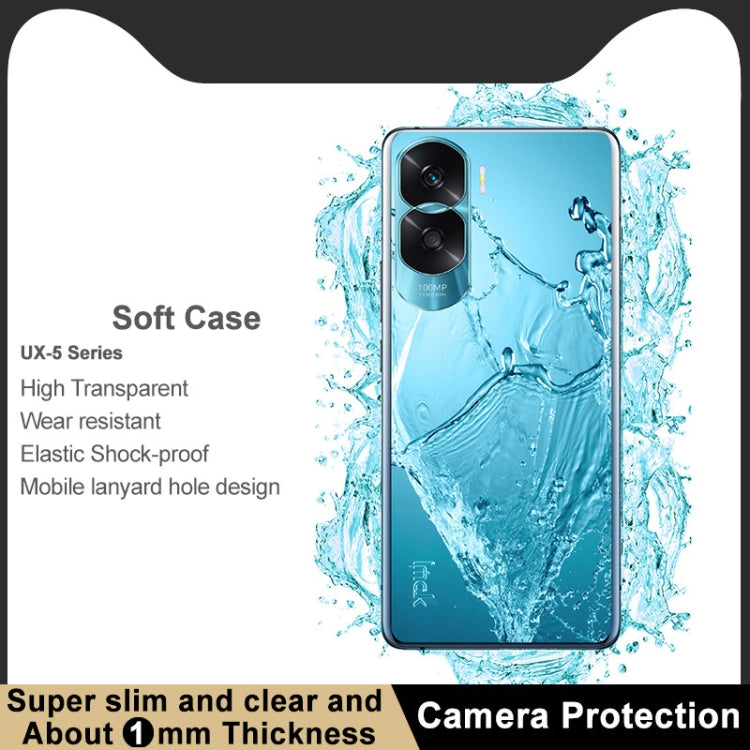 For Honor X50i 5G / 90 Lite 5G IMAK UX-5 Series Transparent TPU Phone Case(Transparent) - Honor Cases by imak | Online Shopping UK | buy2fix