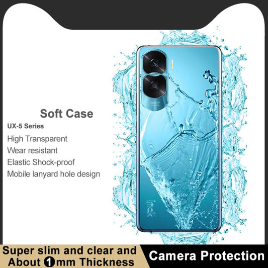 For Honor X50i 5G / 90 Lite 5G IMAK UX-5 Series Transparent TPU Phone Case(Transparent) - Honor Cases by imak | Online Shopping UK | buy2fix