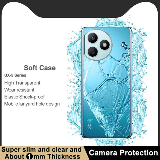 For Honor X50i+ 5G IMAK UX-5 Series Transparent TPU Phone Case(Transparent) - Honor Cases by imak | Online Shopping UK | buy2fix