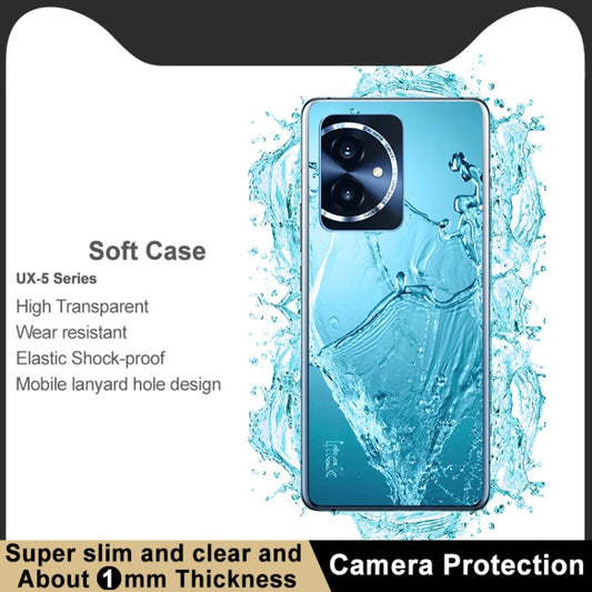 For Honor 100 5G IMAK UX-5 Series Transparent TPU Phone Case(Transparent) - Honor Cases by imak | Online Shopping UK | buy2fix