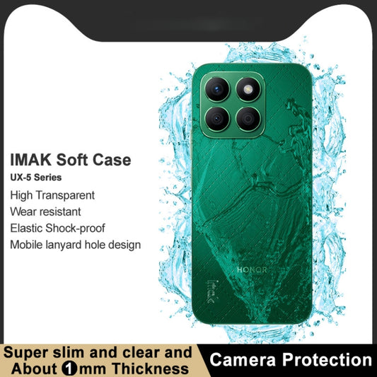 For Honor X8b 4G IMAK UX-5 Series Transparent TPU Phone Case(Transparent) - Honor Cases by imak | Online Shopping UK | buy2fix