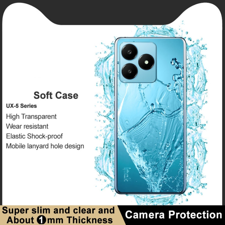 For Realme C53 4G Global / Narzo N53 4G IMAK UX-5 Series Transparent TPU Phone Case(Transparent) by imak