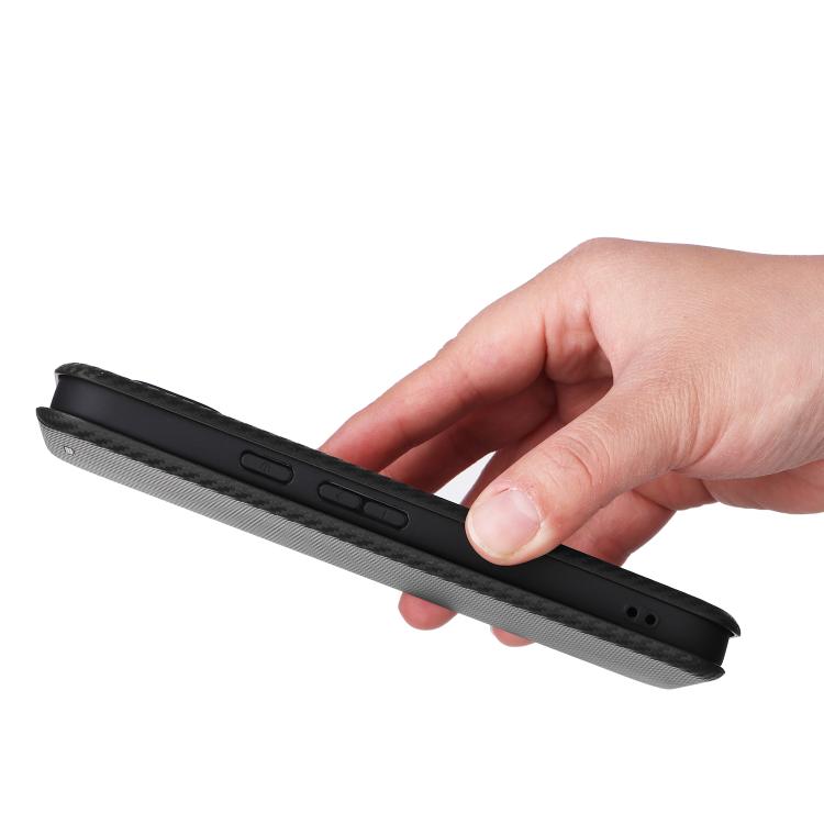 For Google Pixel 10 Pro XL 5G Global Carbon Fiber Texture Flip Leather Phone Case(Black) - Google Cases by buy2fix | Online Shopping UK | buy2fix