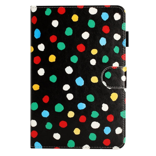8 inch Dot Pattern Leather Tablet Case(Black Colorful Dot) - 8 inch by buy2fix | Online Shopping UK | buy2fix