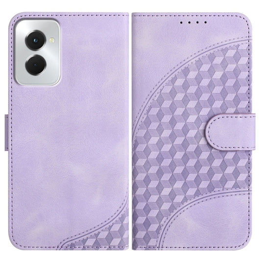 For Motorola Moto G Power 5G 2024 Elephant Head Embossed Phone Leather Case with Lanyard(Light Purple) by buy2fix