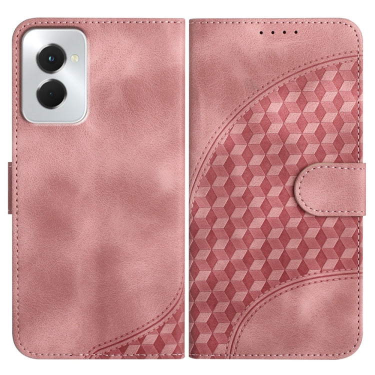For Motorola Moto G Power 5G 2024 Elephant Head Embossed Phone Leather Case with Lanyard(Pink) by buy2fix