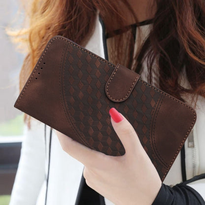 For Motorola Moto G Stylus 5G 2024 Elephant Head Embossed Phone Leather Case with Lanyard(Coffee) by buy2fix