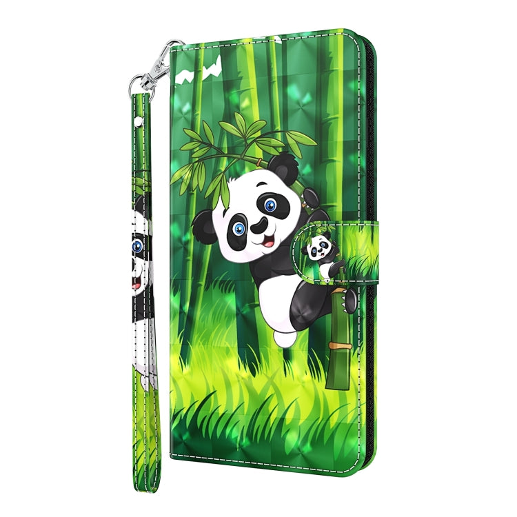 For Xiaomi Redmi Note 13 Pro 5G 3D Painting Pattern Flip Leather Phone Case(Bamboo Panda) - Xiaomi Cases by buy2fix | Online Shopping UK | buy2fix