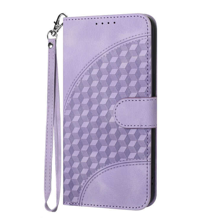 For Google Pixel 9 Elephant Head Embossed Phone Leather Case with Lanyard(Light Purple) by buy2fix