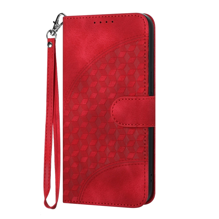 For Google Pixel 9 Elephant Head Embossed Phone Leather Case with Lanyard(Red) by buy2fix