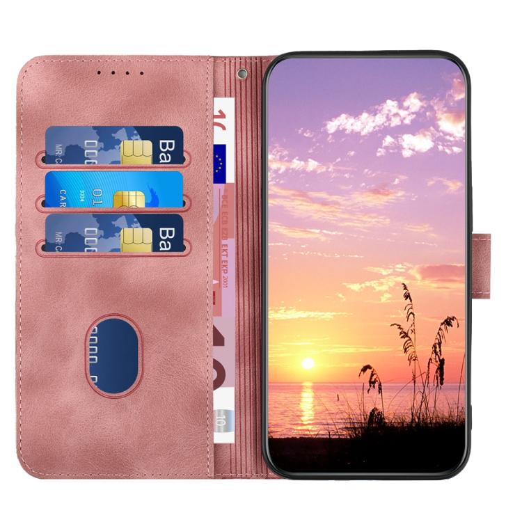 For Google Pixel 10 Pro XL Elephant Head Embossed Phone Leather Case with Lanyard(Pink) - Google Cases by buy2fix | Online Shopping UK | buy2fix