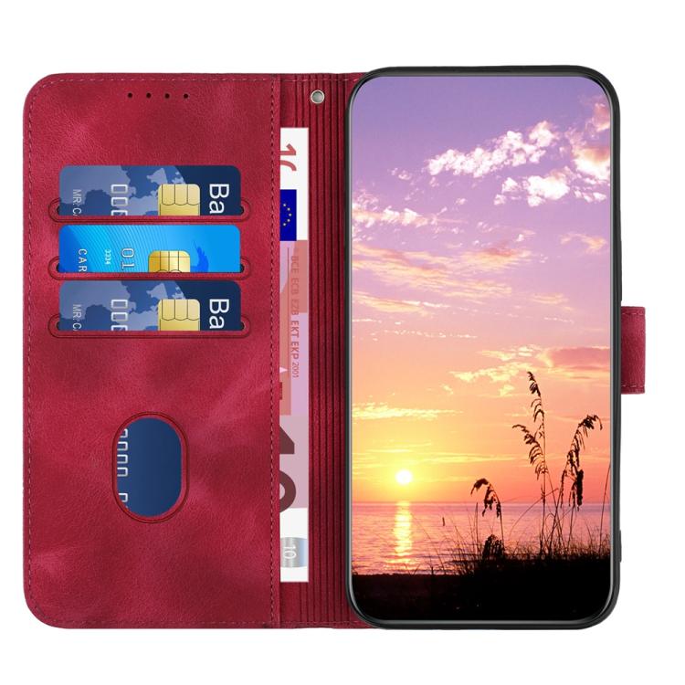 For Google Pixel 10 Pro XL Elephant Head Embossed Phone Leather Case with Lanyard(Rose Red) - Google Cases by buy2fix | Online Shopping UK | buy2fix