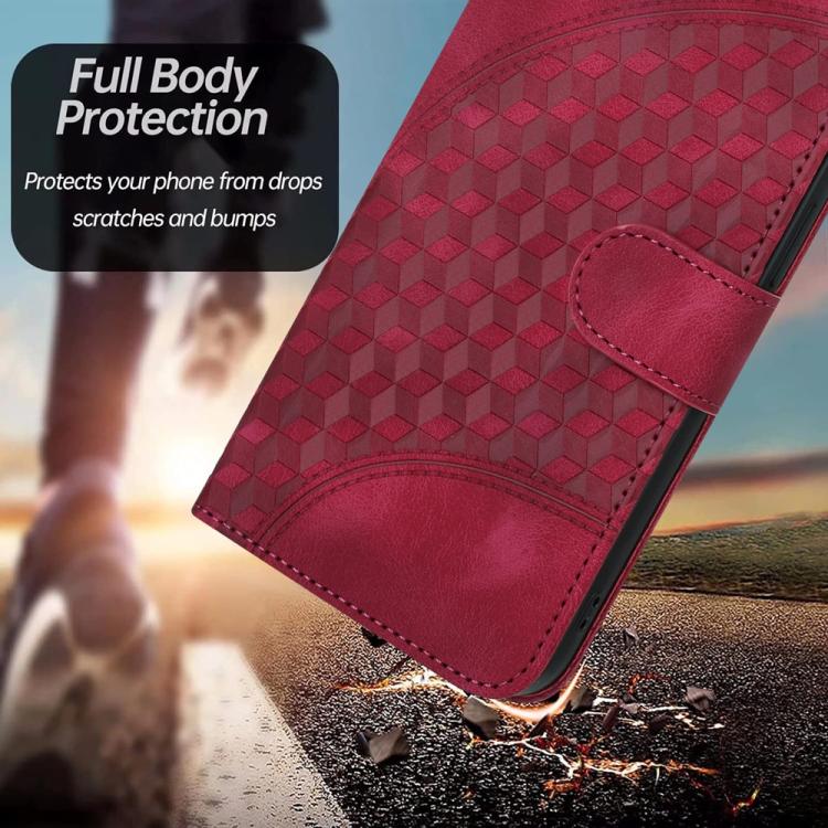 For Google Pixel 10 Pro XL Elephant Head Embossed Phone Leather Case with Lanyard(Rose Red) - Google Cases by buy2fix | Online Shopping UK | buy2fix