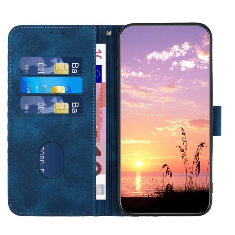 For Google Pixel 10 Pro XL Elephant Head Embossed Phone Leather Case with Lanyard(Royal Blue) - Google Cases by buy2fix | Online Shopping UK | buy2fix