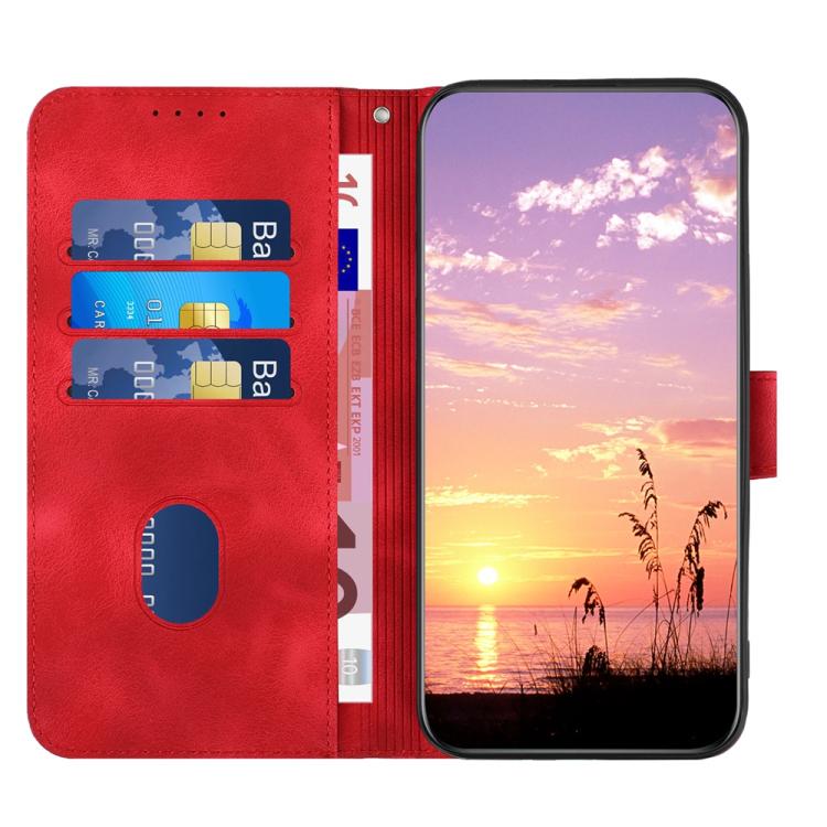 For Google Pixel 10 Pro XL Elephant Head Embossed Phone Leather Case with Lanyard(Red) - Google Cases by buy2fix | Online Shopping UK | buy2fix