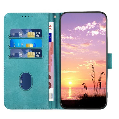 For Google Pixel 10 Pro XL Elephant Head Embossed Phone Leather Case with Lanyard(Light Blue) - Google Cases by buy2fix | Online Shopping UK | buy2fix