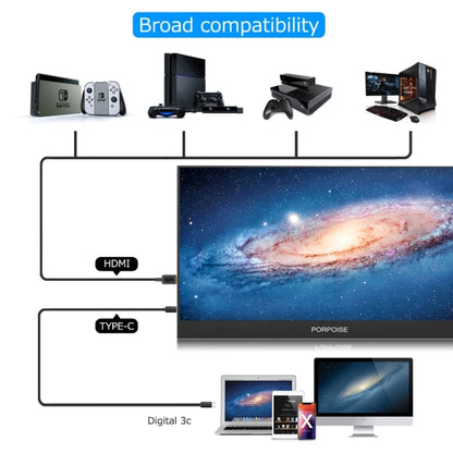 17.3 inch FHD 1920x1080P IPS Screen Portable Monitor(No Charger) by buy2fix