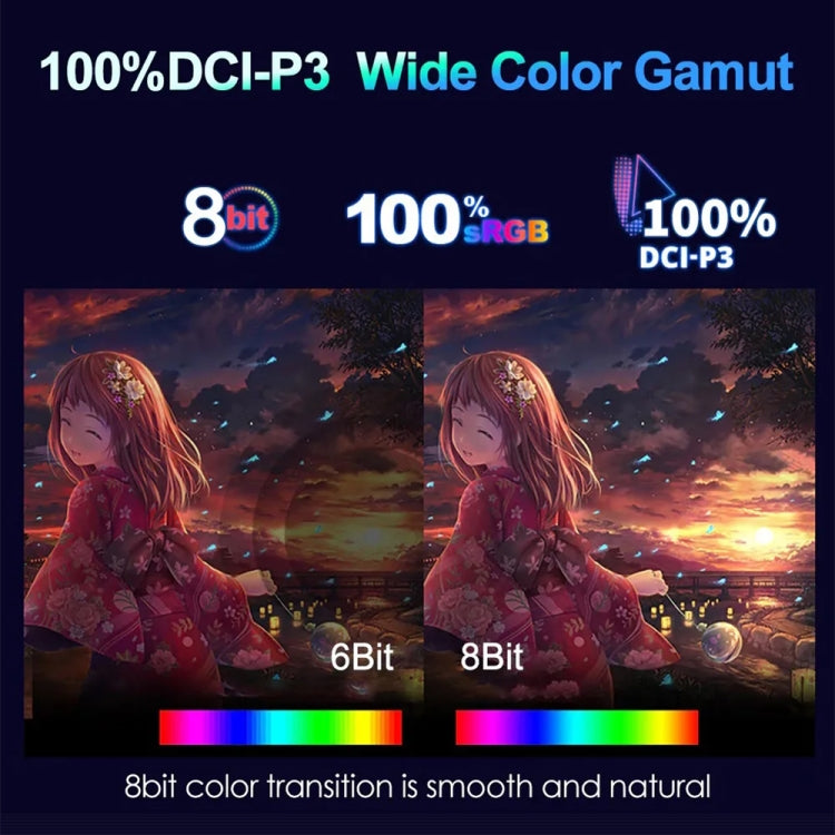 18 inch HDR 2560x1600P IPS Screen Portable Monitor(US Plug) by buy2fix