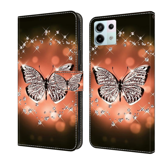 For Xiaomi Redmi Note 13 Pro 5G Crystal 3D Shockproof Protective Leather Phone Case(Crystal Butterfly) - Xiaomi Cases by buy2fix | Online Shopping UK | buy2fix
