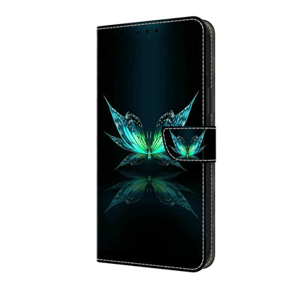 For Xiaomi Redmi K70E Crystal 3D Shockproof Protective Leather Phone Case(Reflection Dutterfly) - Xiaomi Cases by buy2fix | Online Shopping UK | buy2fix