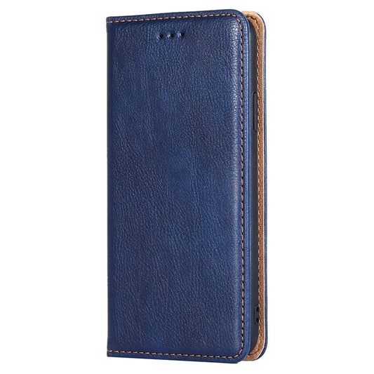 For Xiaomi 14 Gloss Oil Solid Color Magnetic Leather Phone Case(Blue) - Xiaomi Cases by buy2fix | Online Shopping UK | buy2fix