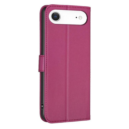 For iPhone Air Four-leaf Embossed Leather Phone Case(Rose Red) - iPhone Air Cases by buy2fix | Online Shopping UK | buy2fix