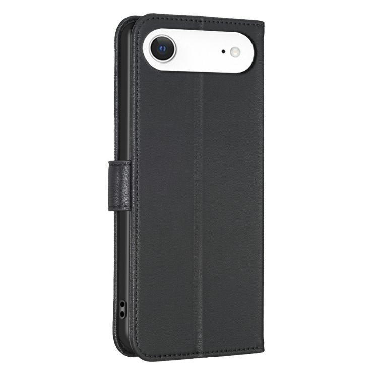 For iPhone Air Four-leaf Embossed Leather Phone Case(Black) - iPhone Air Cases by buy2fix | Online Shopping UK | buy2fix