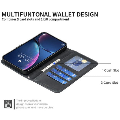 For iPhone Air Four-leaf Embossed Leather Phone Case(Black) - iPhone Air Cases by buy2fix | Online Shopping UK | buy2fix