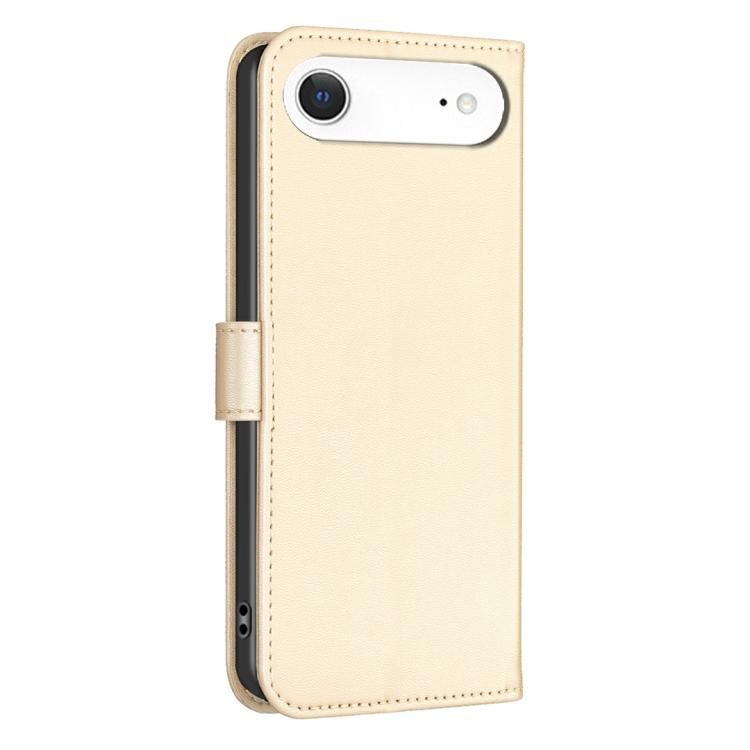 For iPhone Air Four-leaf Embossed Leather Phone Case(Gold) - iPhone Air Cases by buy2fix | Online Shopping UK | buy2fix