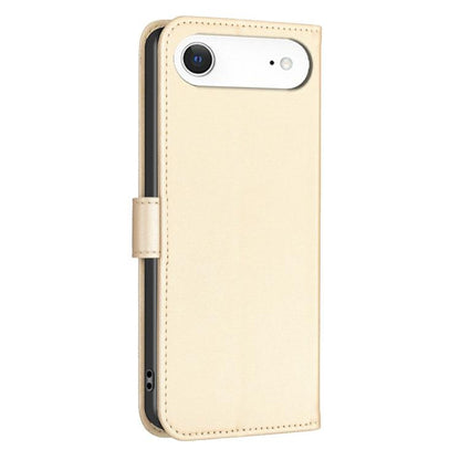 For iPhone Air Four-leaf Embossed Leather Phone Case(Gold) - iPhone Air Cases by buy2fix | Online Shopping UK | buy2fix