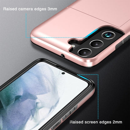 For Samsung Galaxy S25 Ultra 5G Shockproof Armor Phone Case with Card Slot(Grey) by buy2fix
