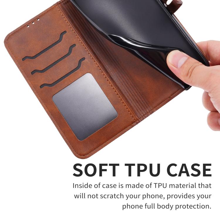 For Google Pixel 10 Pro XL Embossed Happy Cat Pattern Flip Leather Phone Case(Brown) - Google Cases by buy2fix | Online Shopping UK | buy2fix