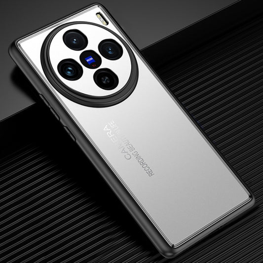 For vivo X100 Frosted Metal Phone Case(Silver) - vivo Cases by imak | Online Shopping UK | buy2fix