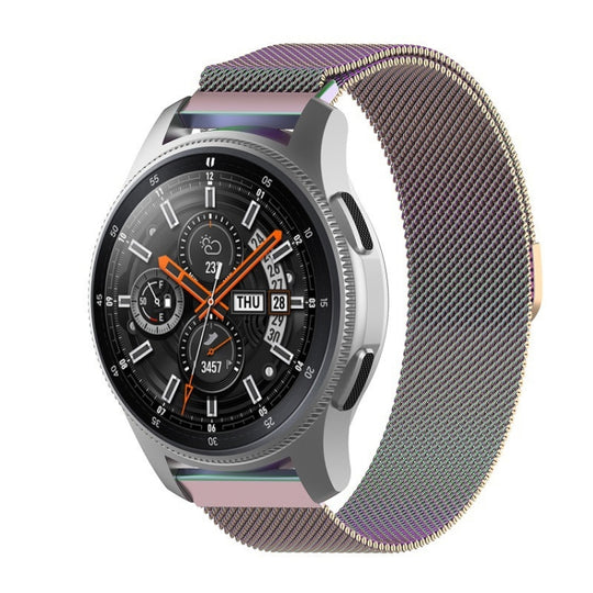 For Huami Amazfit GTS 20mm / Bip U Pro Milanese Magnetic Metal Watch Band (Colour)