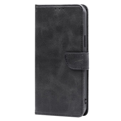 For Motorola Edge 5G 2024 Calf Texture Buckle Flip Leather Phone Case(Black) by buy2fix