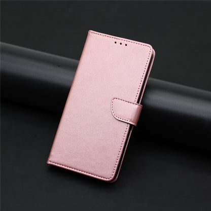 For Motorola Edge 5G 2024 Calf Texture Buckle Flip Leather Phone Case(Rose Gold) by buy2fix