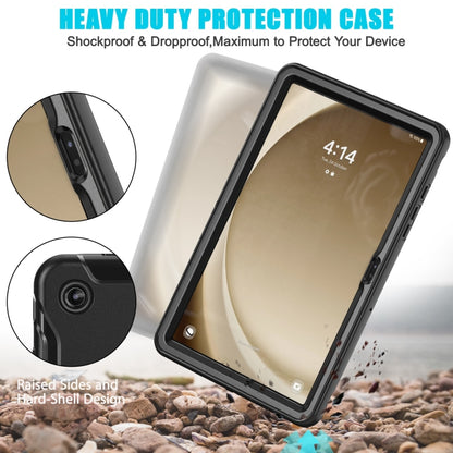 For Samsung Galaxy Tab A9+ / X210 Spider Wheel Silicone Hybrid PC Tablet Case(Black) - Galaxy Tab A9+ by buy2fix | Online Shopping UK | buy2fix