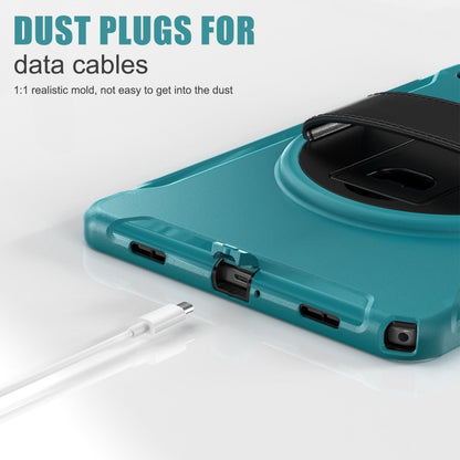 For Samsung Galaxy Tab A9+ / X210 Spider Wheel Silicone Hybrid PC Tablet Case(Blue) - Galaxy Tab A9+ by buy2fix | Online Shopping UK | buy2fix