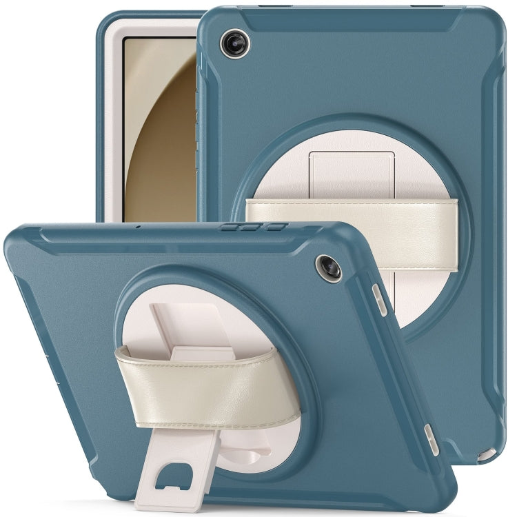 For Samsung Galaxy Tab A9+ / X210 Spider Wheel Silicone Hybrid PC Tablet Case(Cornflower Blue) - Galaxy Tab A9+ by buy2fix | Online Shopping UK | buy2fix