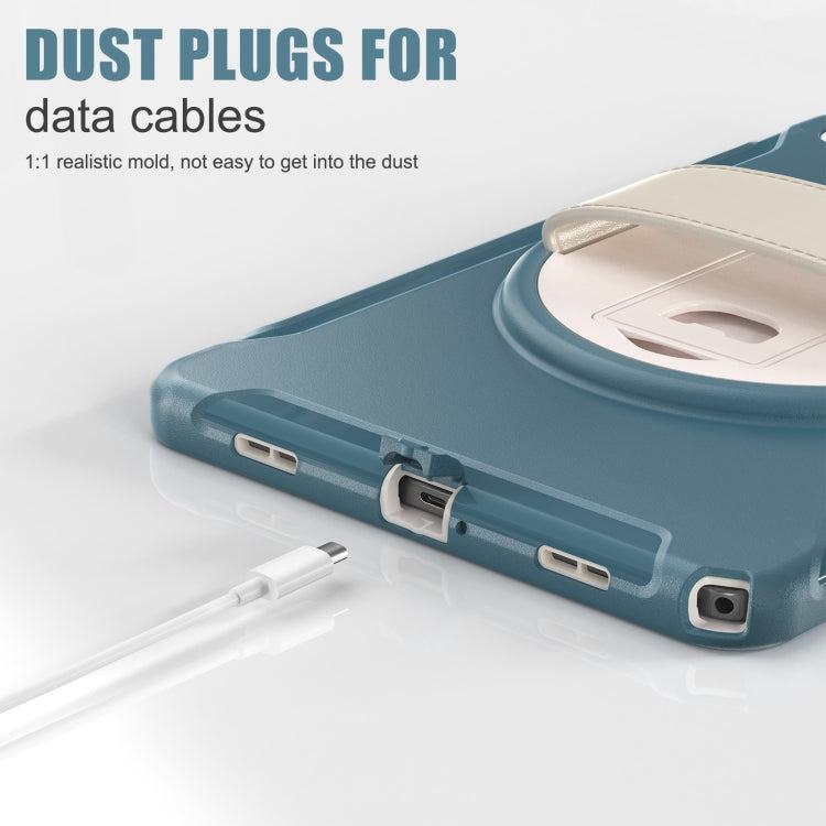 For Samsung Galaxy Tab A9+ / X210 Spider Wheel Silicone Hybrid PC Tablet Case(Cornflower Blue) - Galaxy Tab A9+ by buy2fix | Online Shopping UK | buy2fix