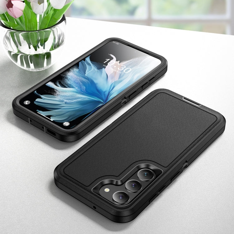 For Samsung Galaxy S24+ 5G / S25+ 5G Life Waterproof Rugged Phone Case(Black) - Galaxy S24+ 5G Cases by buy2fix | Online Shopping UK | buy2fix