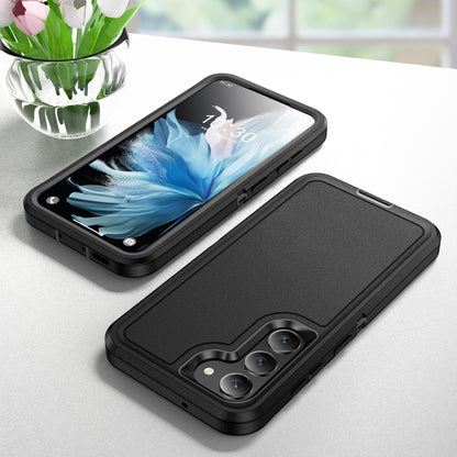 For Samsung Galaxy S24+ 5G / S25+ 5G Life Waterproof Rugged Phone Case(Black) - Galaxy S24+ 5G Cases by buy2fix | Online Shopping UK | buy2fix