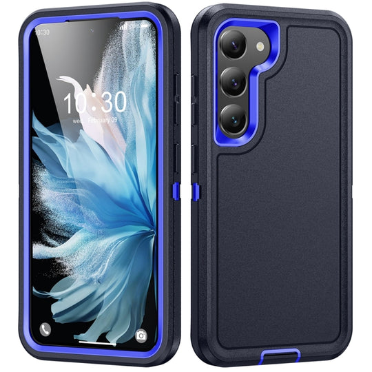 For Samsung Galaxy S24+ 5G / S25+ 5G Life Waterproof Rugged Phone Case(Dark Blue + Royal Blue)