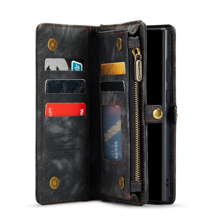 For Samsung Galaxy Note20 Ultra CaseMe-008 Detachable Multifunctional Horizontal Flip Leather Case with Card Slot & Holder & Zipper Wallet & Photo Frame(Black) - Galaxy Note20 Ultra Cases by CaseMe | Online Shopping UK | buy2fix