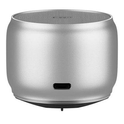 EWA A126 Mini Bluetooth 5.0 Bass Radiator Metal Speaker(Sliver) - Mini Speaker by EWA | Online Shopping UK | buy2fix