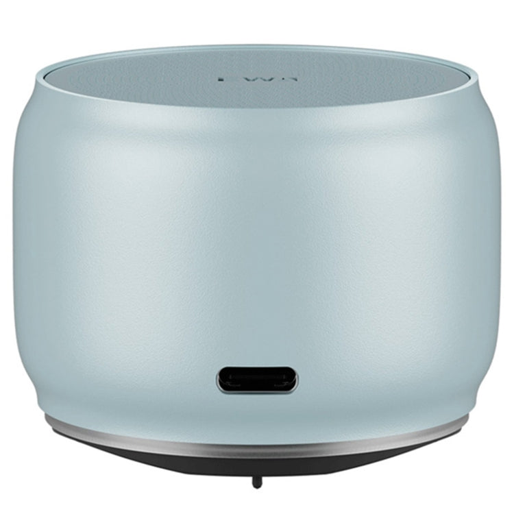 EWA A126 Mini Bluetooth 5.0 Bass Radiator Metal Speaker(Light blue) - Mini Speaker by EWA | Online Shopping UK | buy2fix