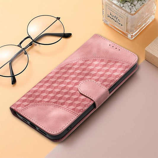 For Xiaomi 14 YX0060 Elephant Head Embossed Phone Leather Case with Lanyard(Pink) - Xiaomi Cases by buy2fix | Online Shopping UK | buy2fix
