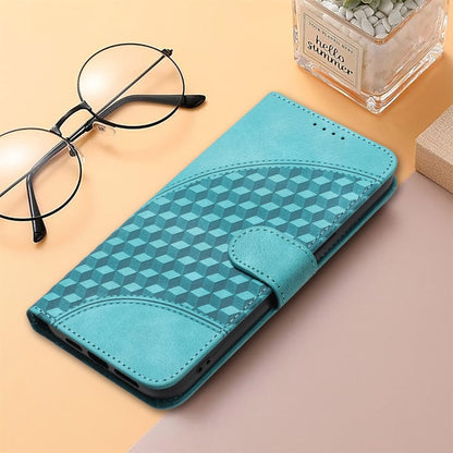 For Xiaomi Redmi K70 YX0060 Elephant Head Embossed Phone Leather Case with Lanyard(Light Blue) - Xiaomi Cases by buy2fix | Online Shopping UK | buy2fix