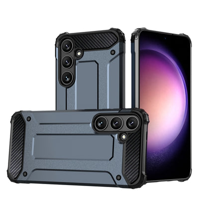 For Samsung Galaxy S24 5G Magic Armor TPU Hybrid PC Phone Case(Navy Blue) - Galaxy S24 5G Cases by buy2fix | Online Shopping UK | buy2fix