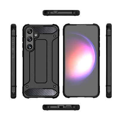For Samsung Galaxy S25 5G Magic Armor TPU Hybrid PC Phone Case(Silver) by buy2fix